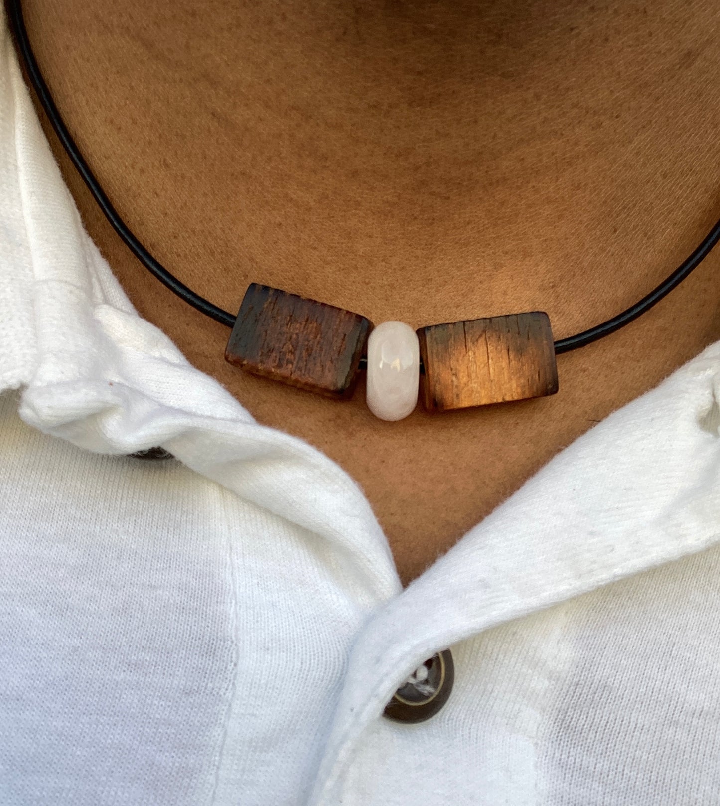 Exotic Wood Necklace No.3