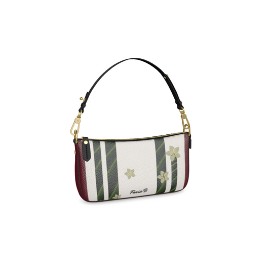 The Petales Baguette Bag Bordeaux