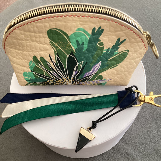 Tropical Art Nouveau Mini Little Purse